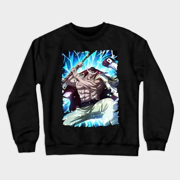 WHITEBEARD MERCH VTG Crewneck Sweatshirt by citrus_sizzle